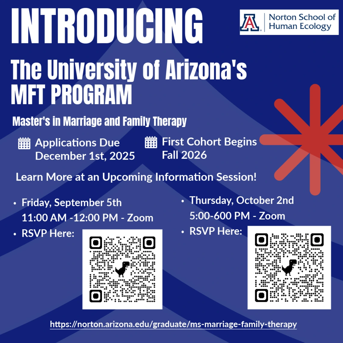 MFT Fall Info Sessions