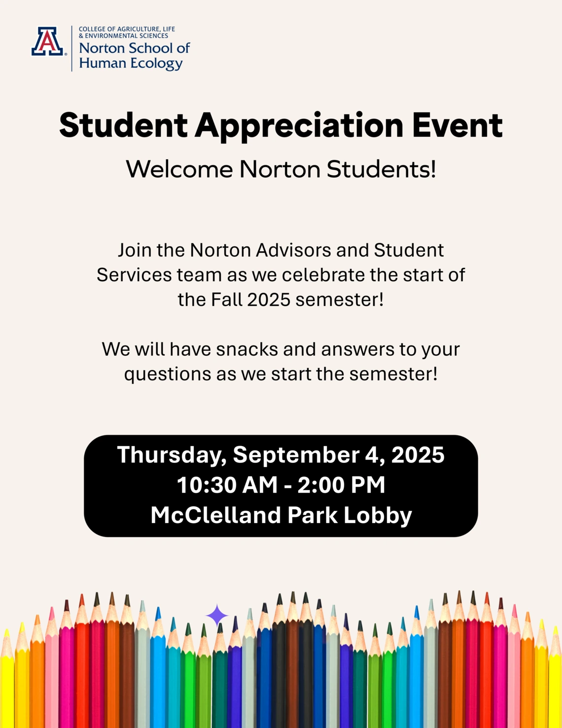Student Appreciation Fall 2025
