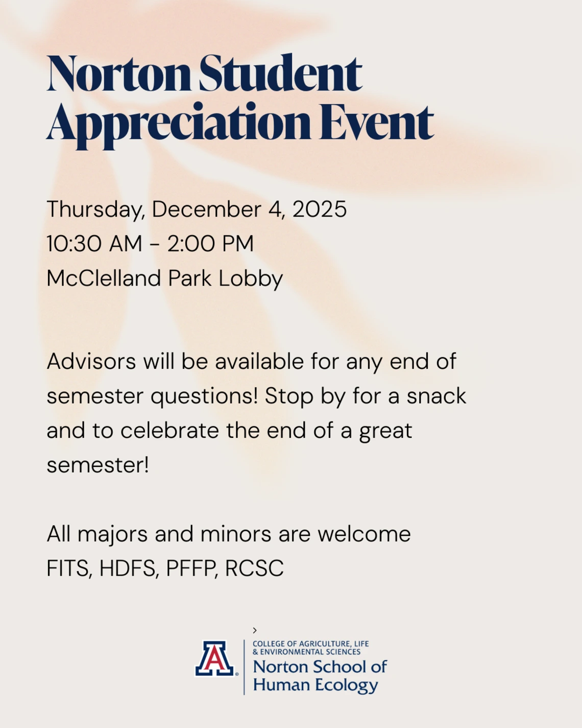 Student Appreciation Fall 2025