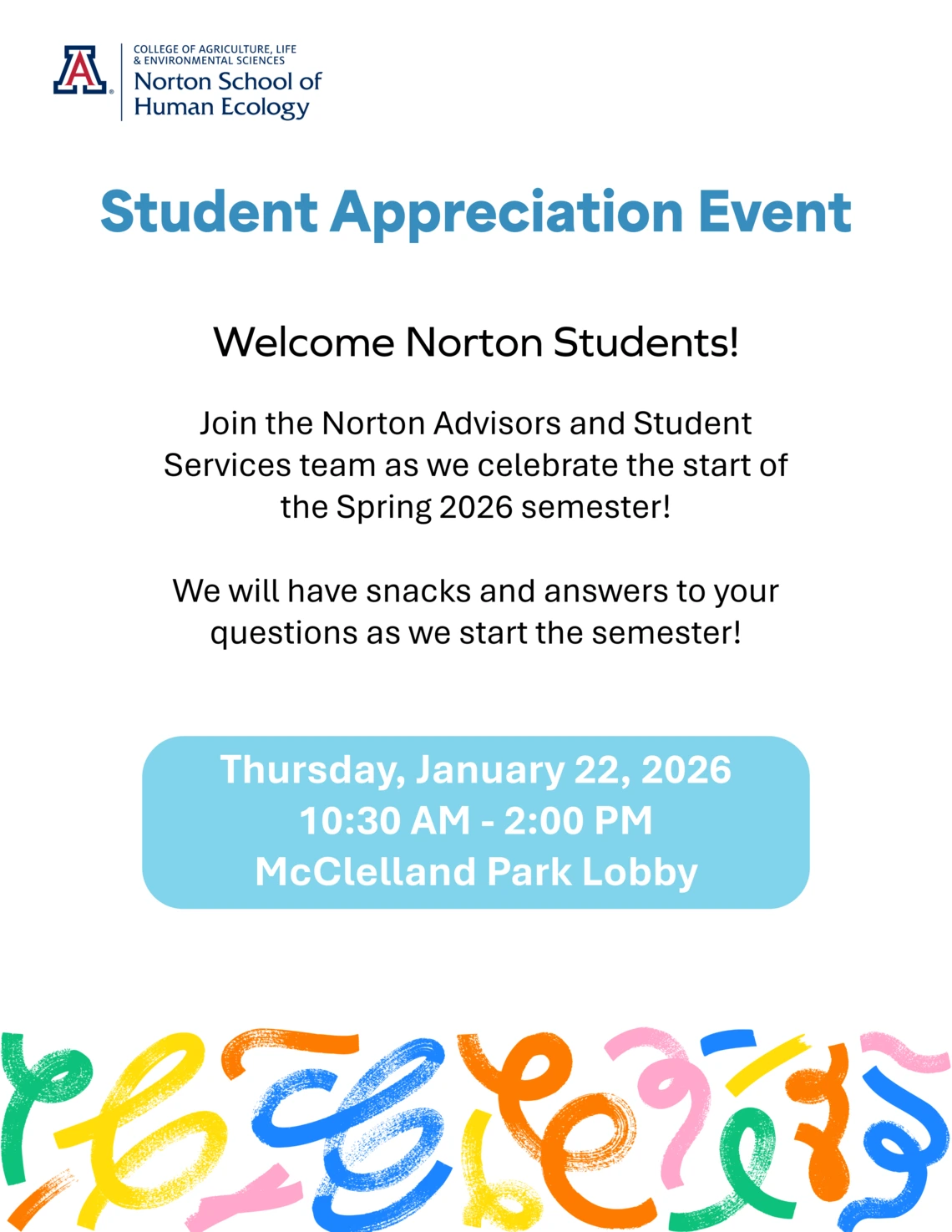 Student Appreciation Spring 2026