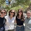 CRED staff members Rachel Leih, Madeleine deBois and Terrace Ewinghall pose with recent student Lily Juma.