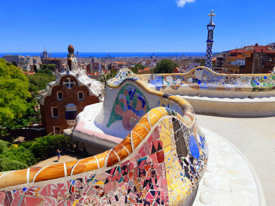Park Guell in Barcelona, Spain. Study abroad at the University of Arizona