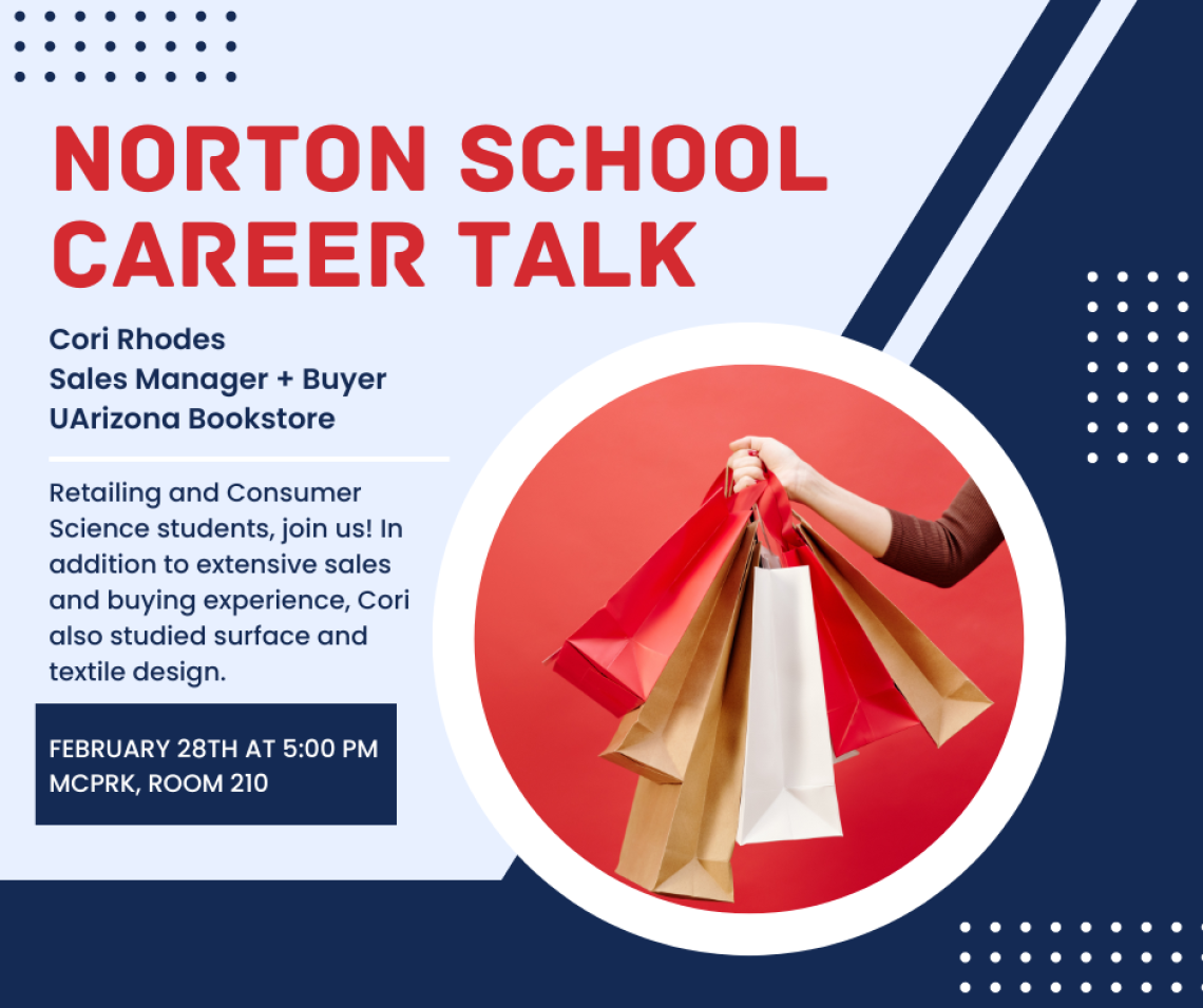Cori Rhodes, Sales Manager and Buyer at UA Bookstore, Career Talk Information