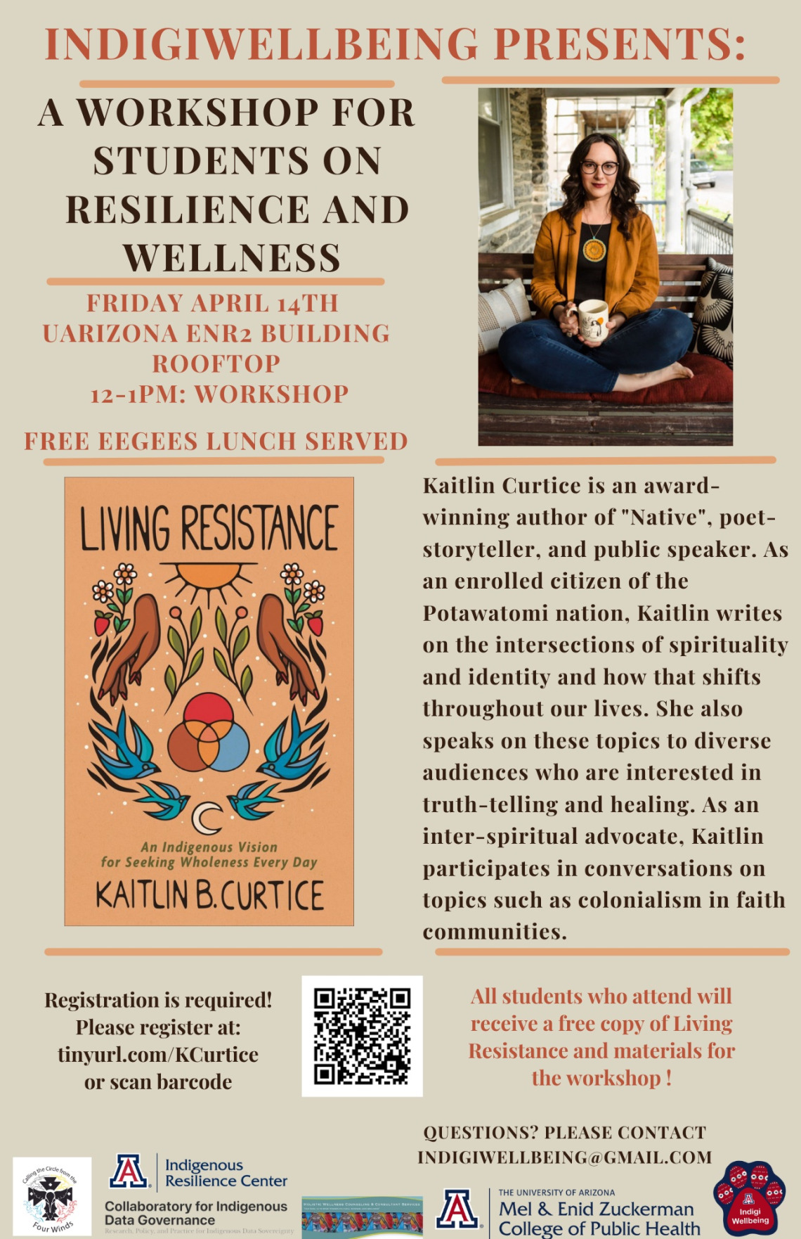Indigiwellbeing presents a workshop for students on resilience and wellness